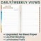 bloom daily planners 2026-2027 Academic Planner, 13 Month Soft Cover Monthly & Weekly, 5.5" x 8.25", Stickers Included, Coastal Calm